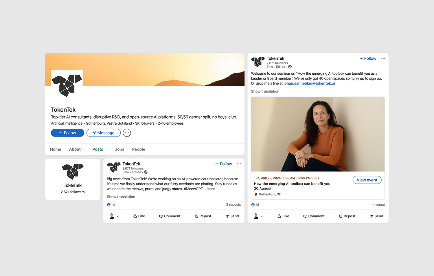TokenTek LinkedIn